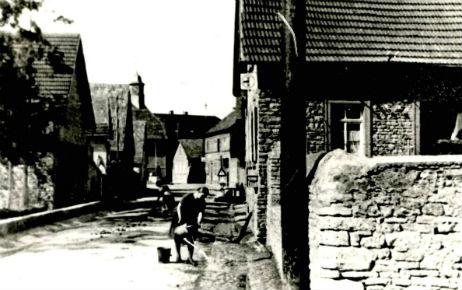  Poststelle Lorenz 1953 in der Ilbesheimer Straße an einem Samstag!!! 